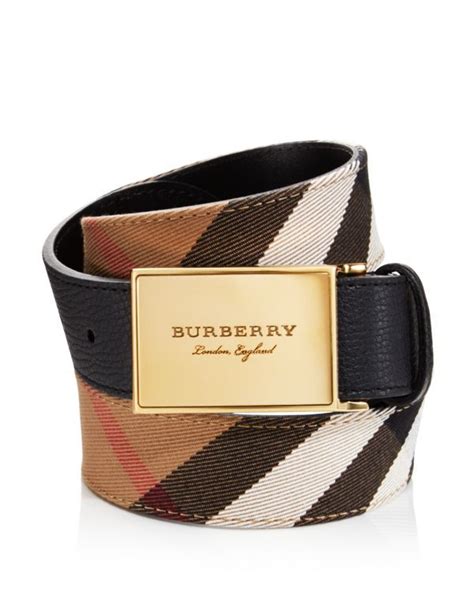 Burberry Men's George House Check Belt 